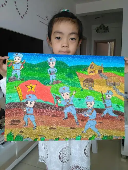 这个是我又画了一次红军,有改动的地方.