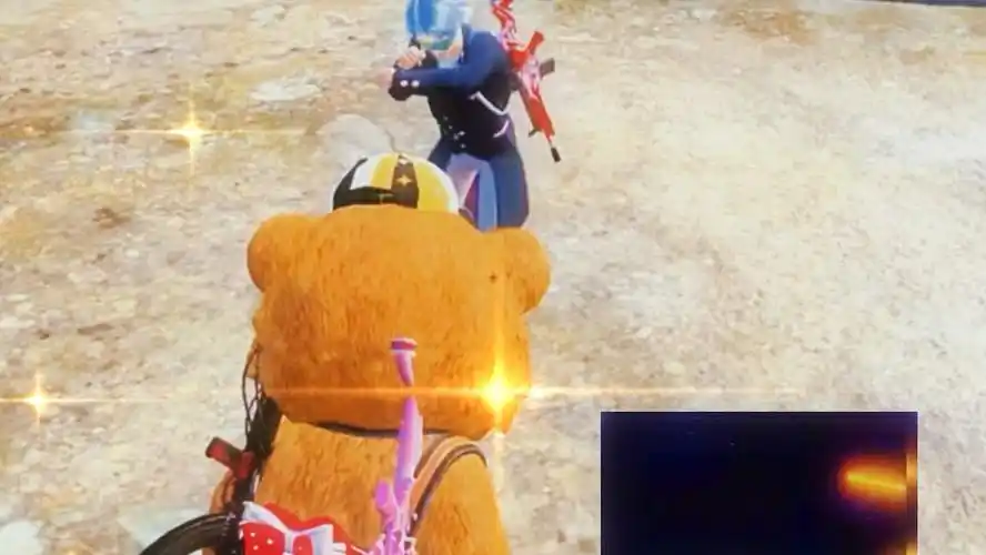 和平精英 偶遇九个小熊熊