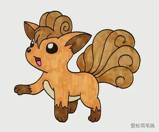 六尾怎么画--简笔画大全