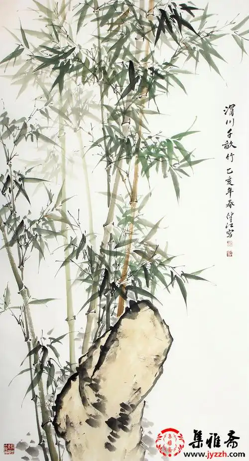 肖洪辉作品清雅脱俗的国画竹子图欣赏