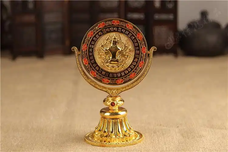 佛教用品批发 准提宝镜准提菩萨镜开智慧增功德**镜辟邪镜摆.
