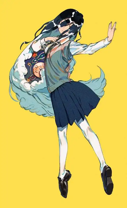 日本画师ういち插画作品,这个画风有点好看啊