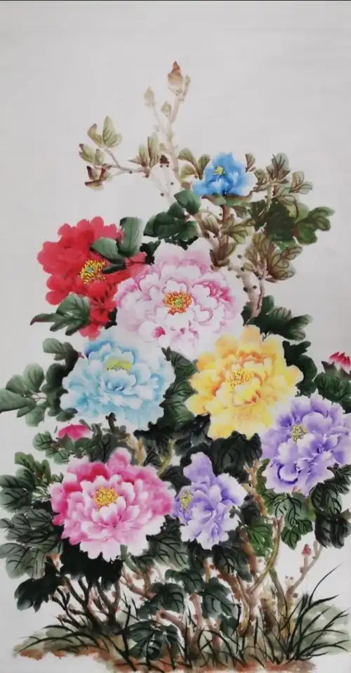 七彩牡丹《花开富贵》