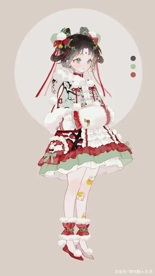 国风洛丽塔风格的小姐姐