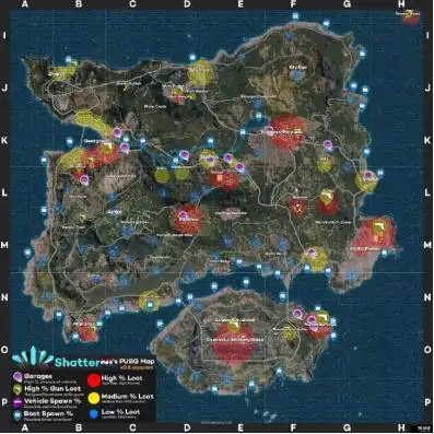 666,国服吃鸡地图的中文名竟然是这些