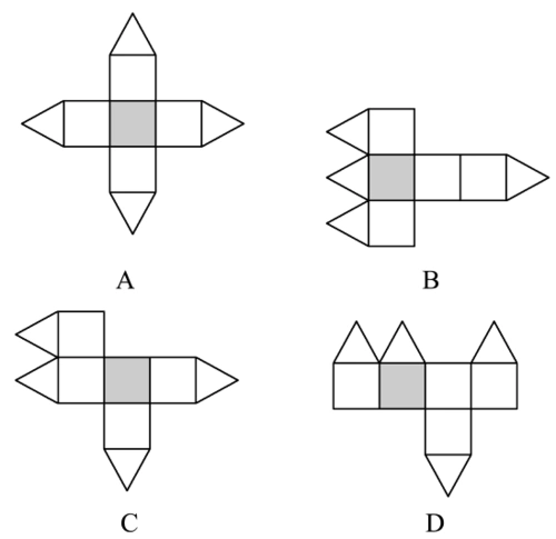 3 课题学习 制作立体模型同步测试 (新版)新人教版