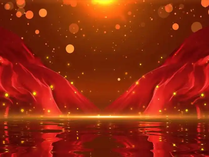 唯美大气年会开场背景视频素材