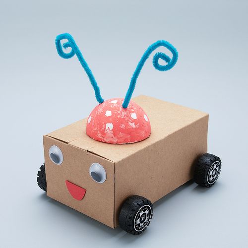 diy科技小手工制作材料扫地机器人科技实验学生废物利用环保发明