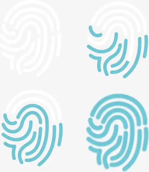 指纹解锁图标创意