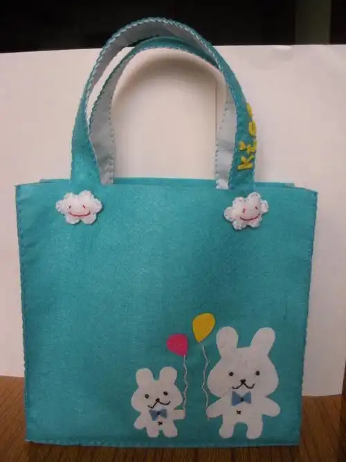 自己diy的不织布环保袋