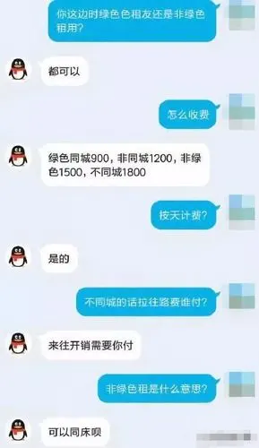过年租女友回家过年,绿色出租:仅牵手拥抱,一天一千五!