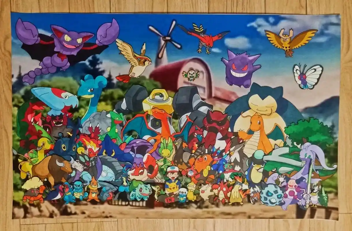 神奇宝贝/小智精灵大全 集合了1-8代小智的神奇宝贝 做了好久,喜欢就