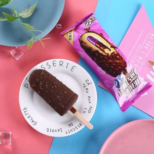 巧恋伊利5支经典巧乐兹蓝莓口味雪糕冰淇淋99包邮冰淇淋