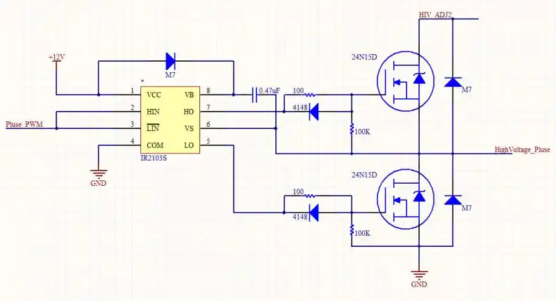 ir2103驱动电路应用问题