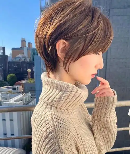 2021流行超人气日系空气短发