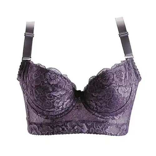 侧收副乳调整型内衣五排扣聚拢薄款文胸有钢圈防下垂70d75b85c90c