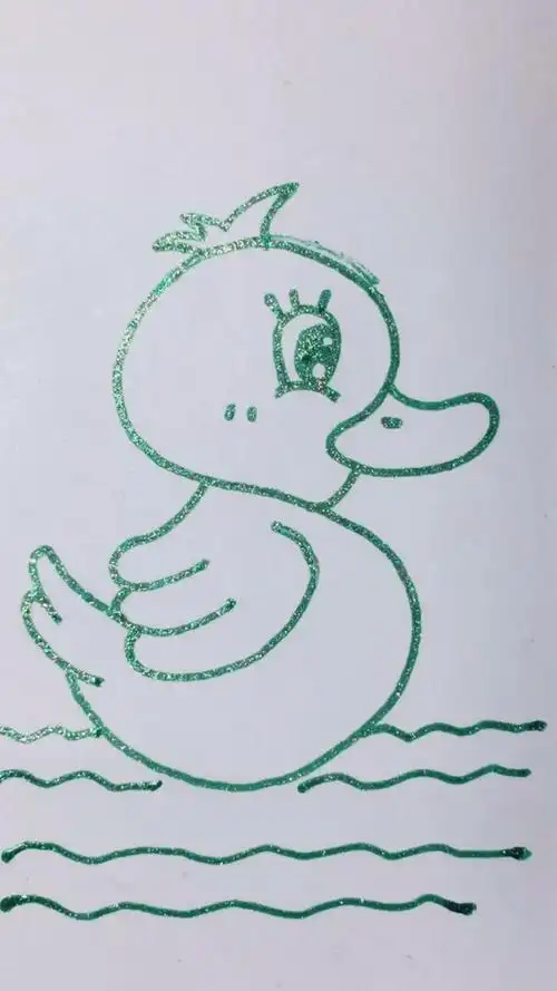 简笔画#学画小鸭子简笔画