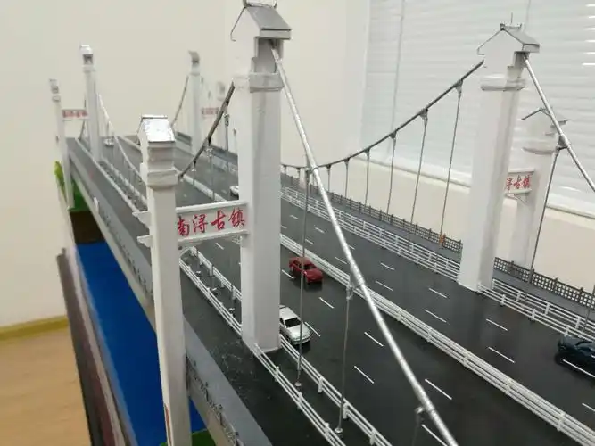 应交通技师学院教学需要,让我研制一桥梁模型,交通设计院推荐了新设计