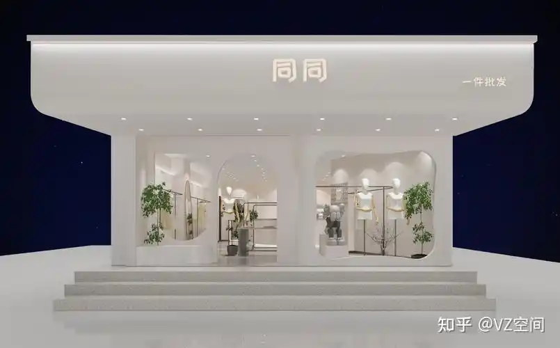 3:轻奢风格,门头采用的夹丝玻璃,内打灯,展示出一种梦幻的感觉4:韩风