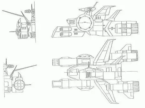 宇宙战舰怎么画简笔画