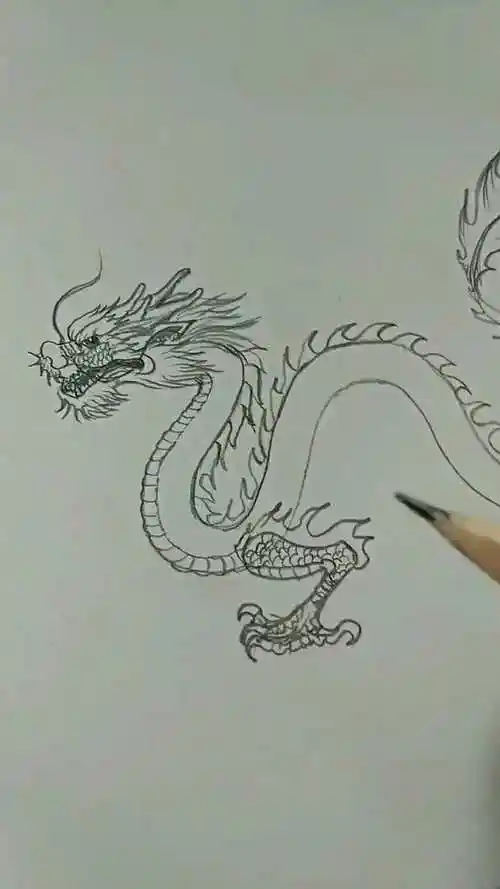 简笔画左青龙右白虎_腾讯视频