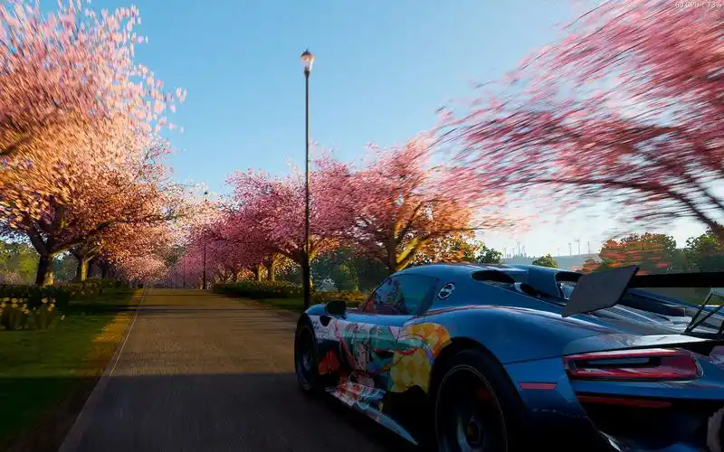 一起开车去看樱花啦地平线4自定义公路赛蓝图