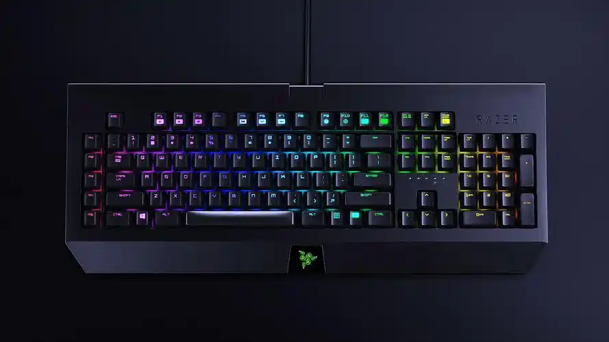 雷蛇炫彩键盘写实渲染