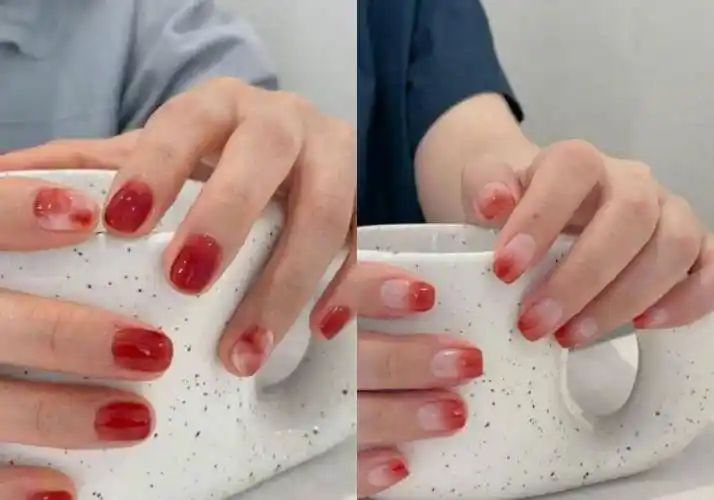 适合夏天显白的美甲颜色,好清新时髦,喜欢美甲的女生请收好!