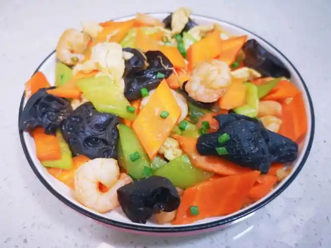 健康一人食低脂美味营养均衡75什锦虾仁75