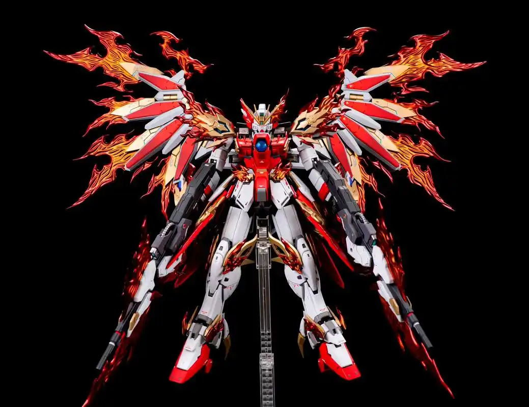 模型欣赏:mg飞翼零式高达改61炎凰