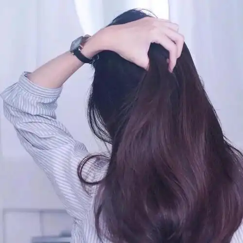 头像长发美女侧面图片_头像图片_扣扣乐园