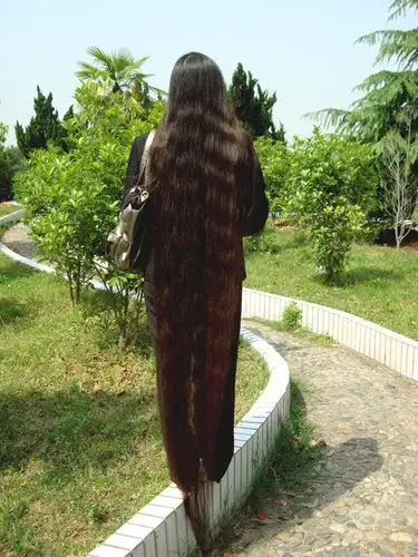 剪下191米超级长发