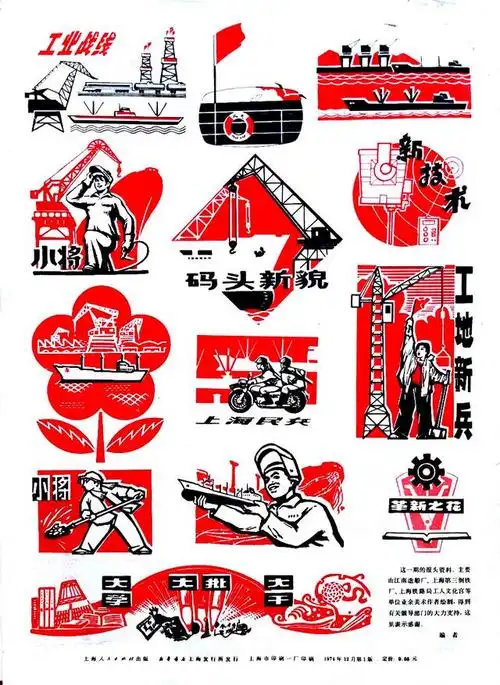 画刊选页 |《报头活页资料》1974年第1,2,3期-上海人民出版社