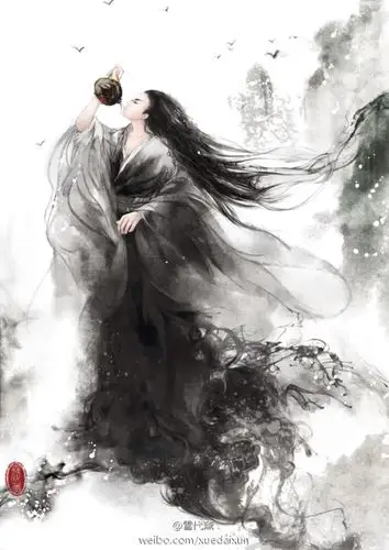 有匪君子 古琴 美男 汉服 手绘 妖孽 酒狂