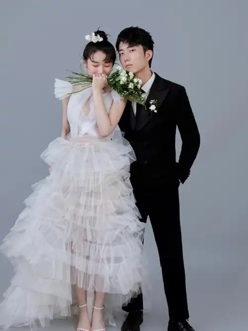 韩杂风格婚纱照