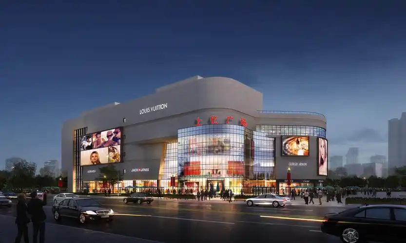 一些商场外观建筑表现