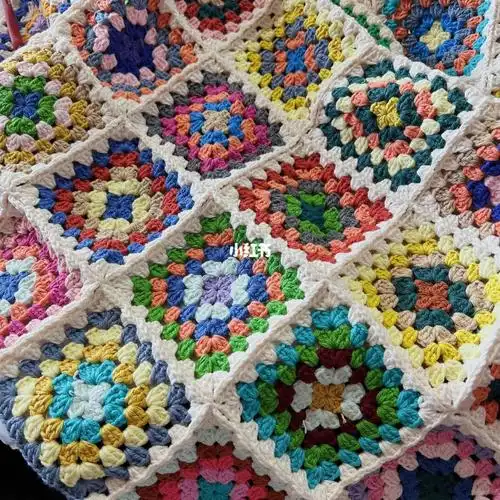 钩针毯子  #钩针  #手工钩织  #毛线钩织