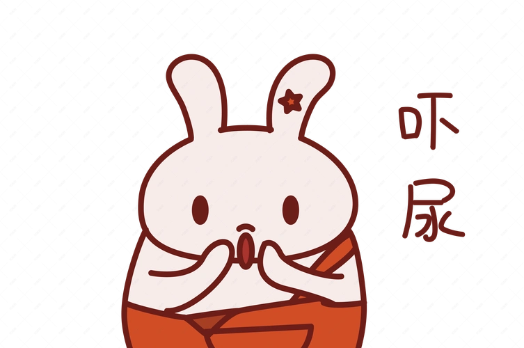 兔子日常表情包之吓尿