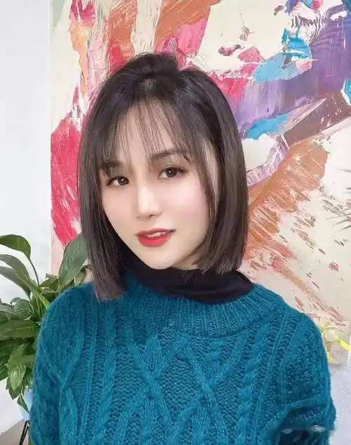 "齐肩短发",御姐风呀._中国_发型_形象