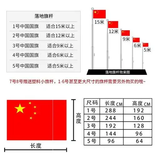 国旗3号纳米防水中国党旗五星红旗批发旗帜