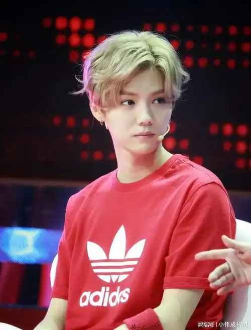 33岁鹿晗在球场被偶遇染黄发质感差很毛糙戴耳环苹果肌下垂