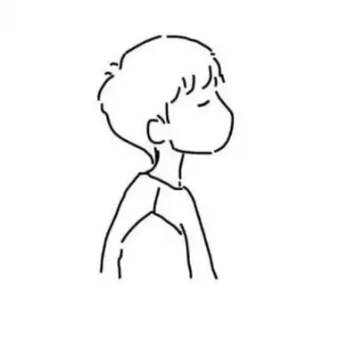 极简风格手绘男生黑白头像  它将王者归来