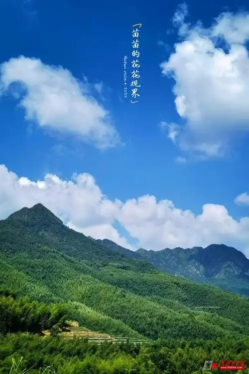 夏日的江山美景如画