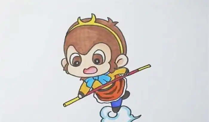 京剧美猴王简笔画