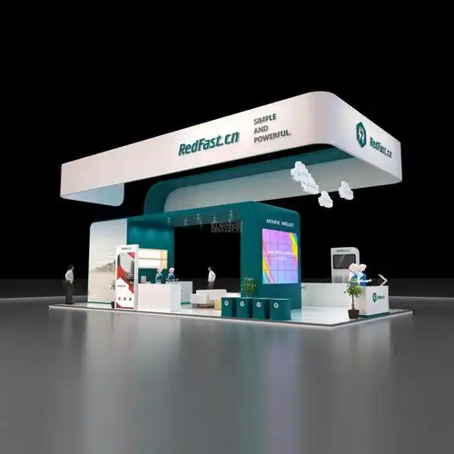 快展系统72平四面开环保展位