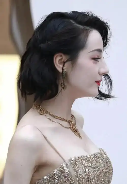 迪丽热巴活动侧脸生图太a了吧