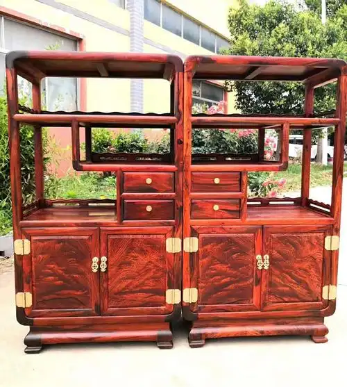 大红酸枝家具拒绝臃肿,济宁王义红木家具的小巧玲珑范
