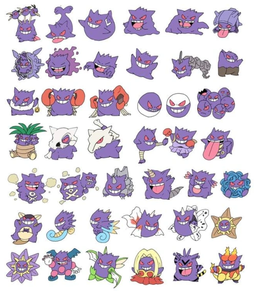 耿鬼宝可梦,这151只"耿鬼"你能认出来吗?