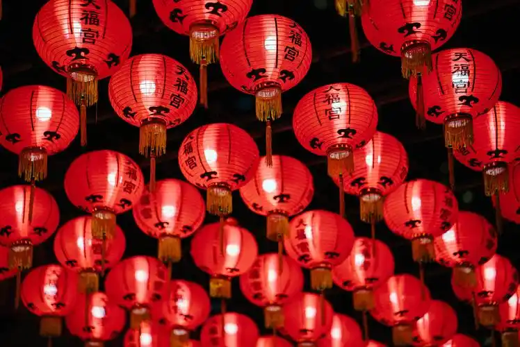 红红的中国灯笼