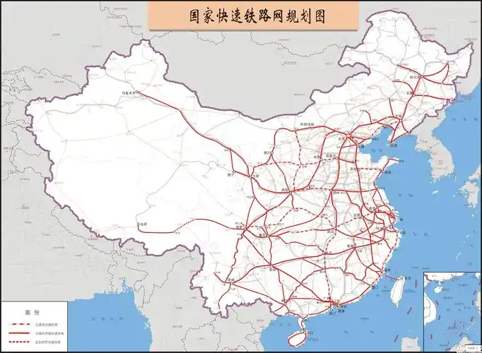 中国铁路电子地图 十二五铁路网规划图